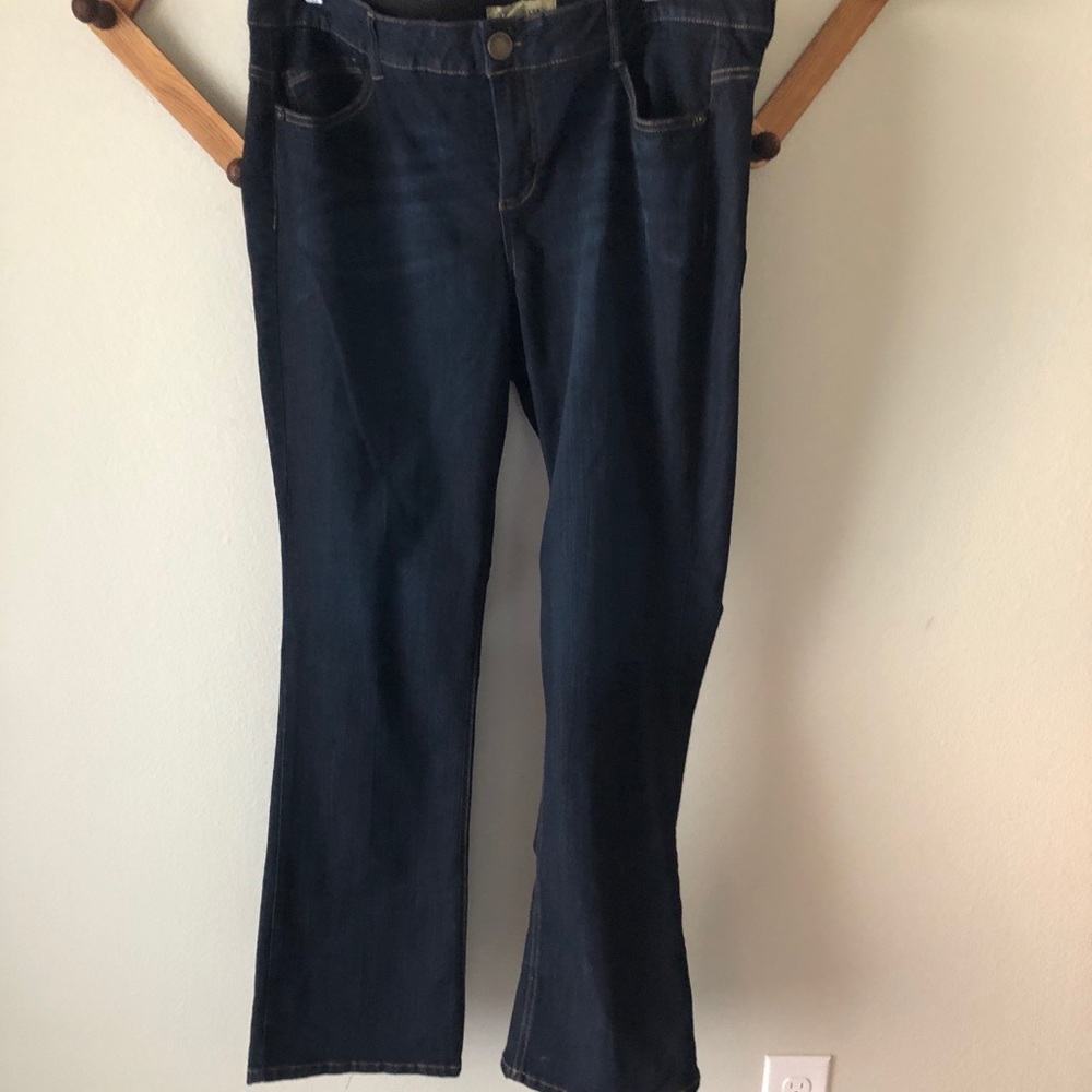Stretch jeans stomach slimming!